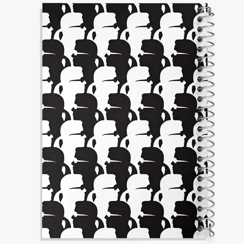 دفتر لیست خرید 50 برگ خندالو طرح کارل لاگرفلد کد F4098