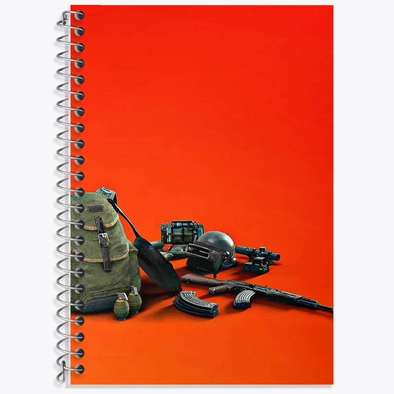 دفتر نت موسیقی 50 برگ خندالو طرح پابجی (PUBG) کد F10749