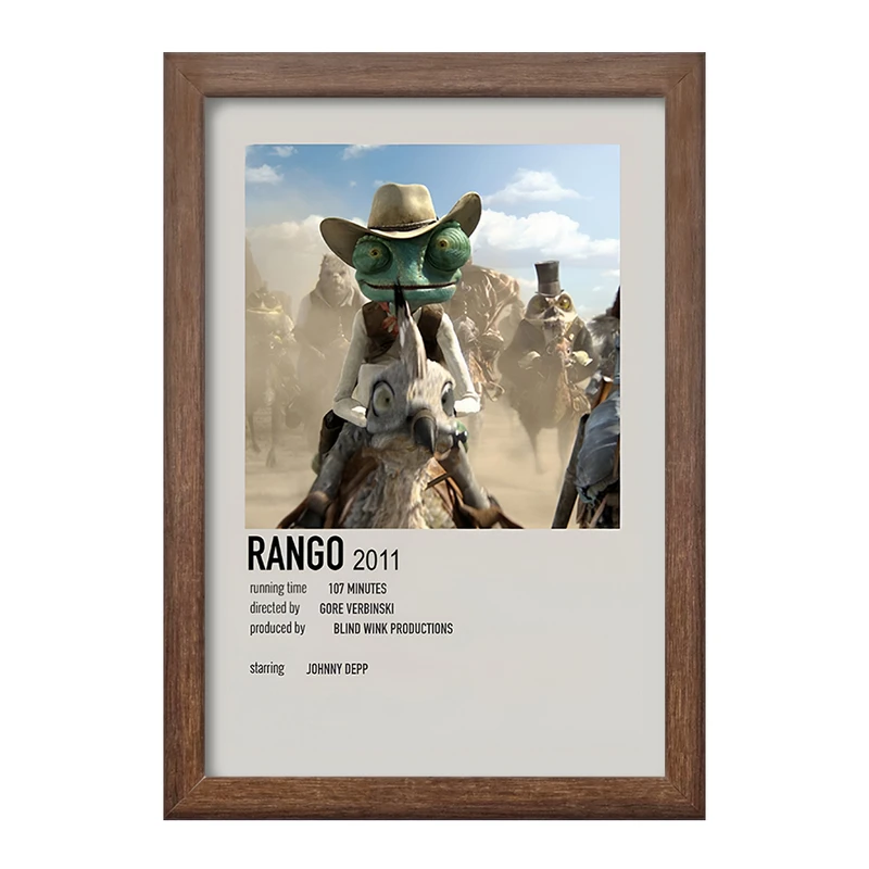 تابلو خندالو طرح رنگو (Rango) کد F13258