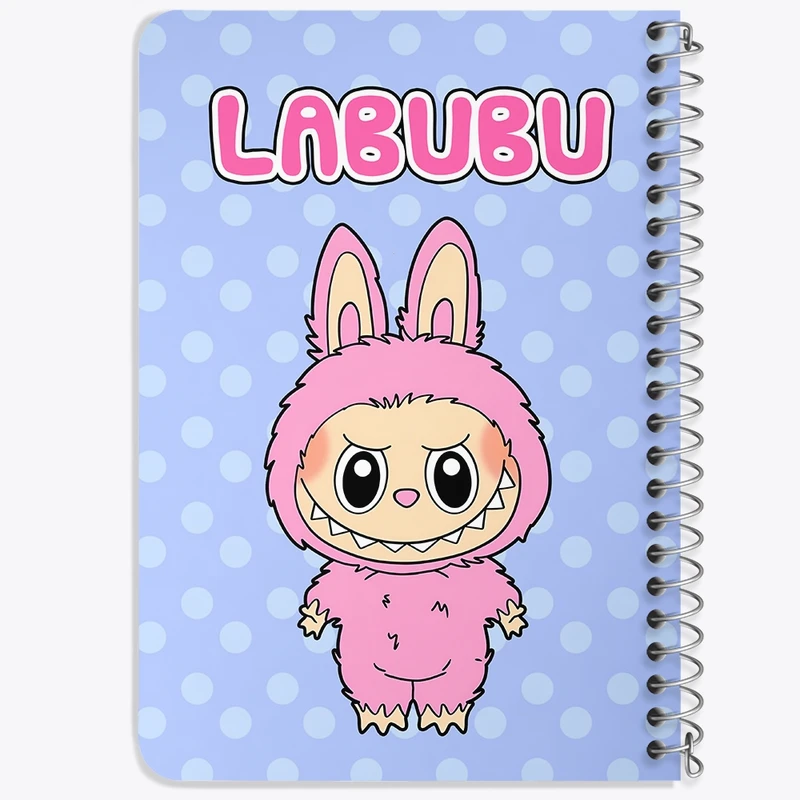 دفتر یادداشت 50 برگ خندالو طرح عروسک لبوبو (Labubu) کد 37552