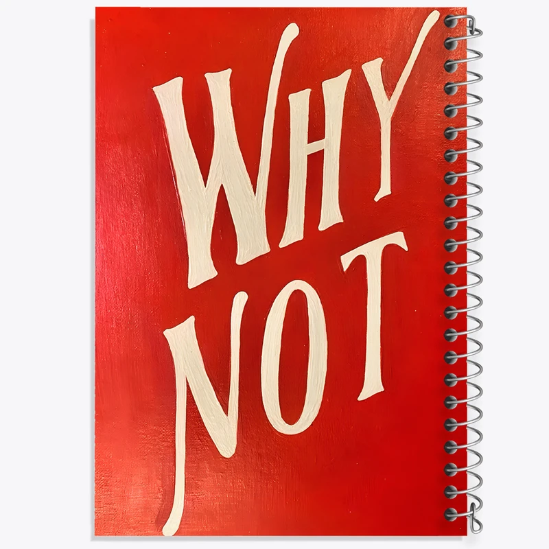 دفتر مشق 50 برگ خندالو طرح Why Not کد F10565