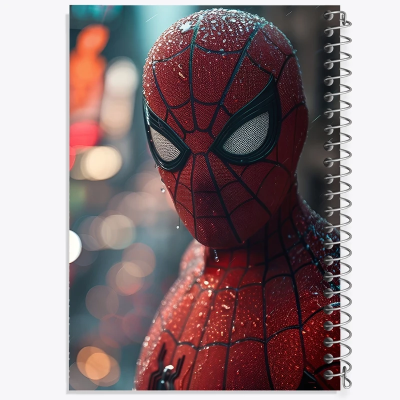 دفتر شطرنجی 50 برگ خندالو طرح مرد عنکبوتی (Spider Man) کد F3953