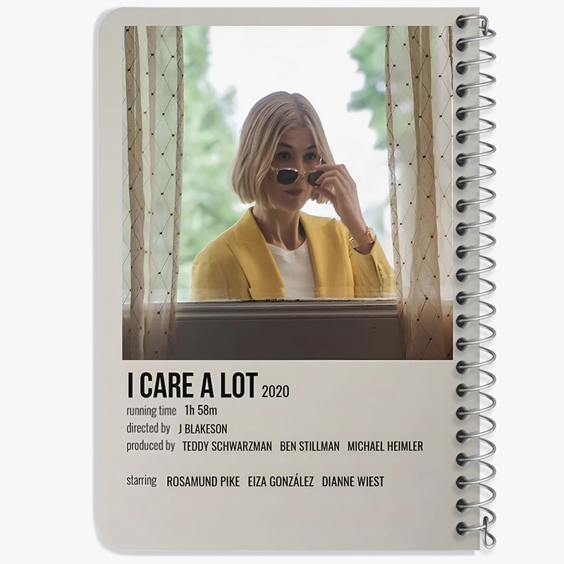 دفتر یادداشت 50 برگ خندالو طرح من خیلی مراقبم (I Care a Lot) کد F13057