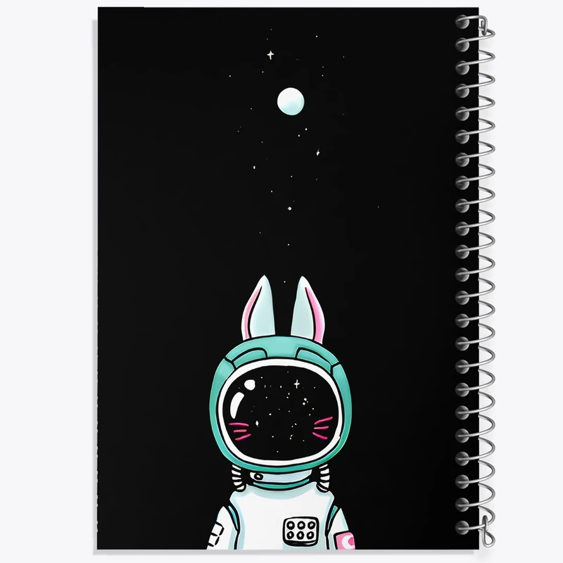 دفتر لیست خرید 50 برگ خندالو طرح فضایی کد N8297