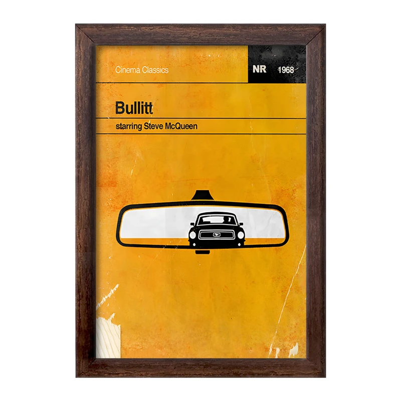 تابلو خندالو طرح بولیت (Bullitt) کد F14151