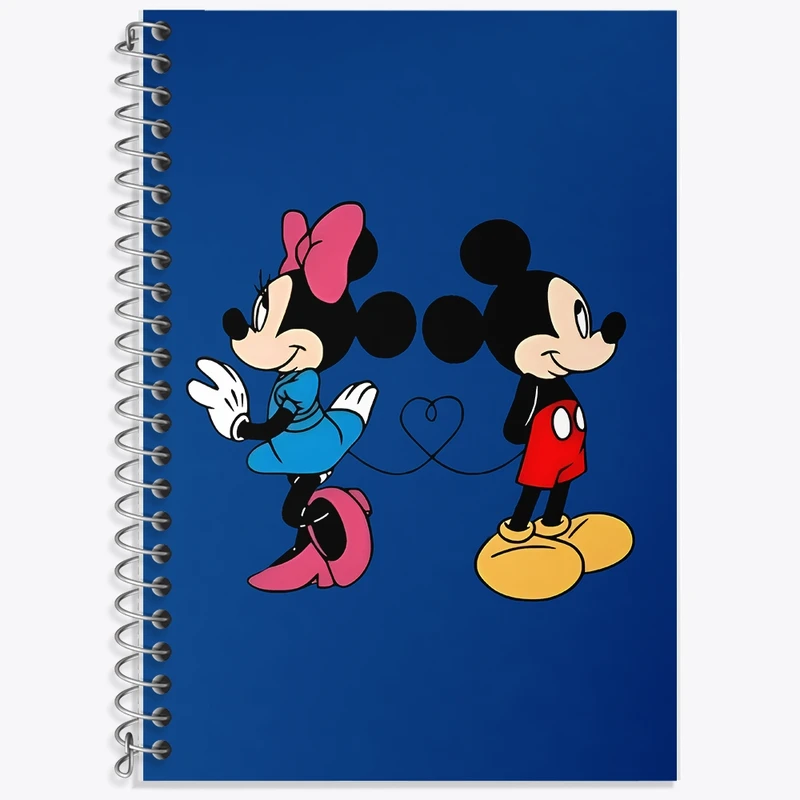 دفتر زبان 50 برگ خندالو مدل سه خط طرح میکی موس کد F11811