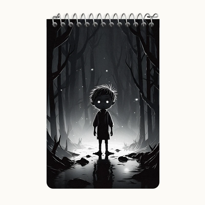 دفتر یادداشت 50 برگ خندالو طرح لیمبو (Limbo) کد F13687