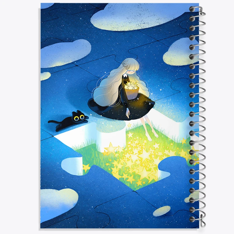 دفتر مشق 50 برگ خندالو طرح دخترانه کد F9334