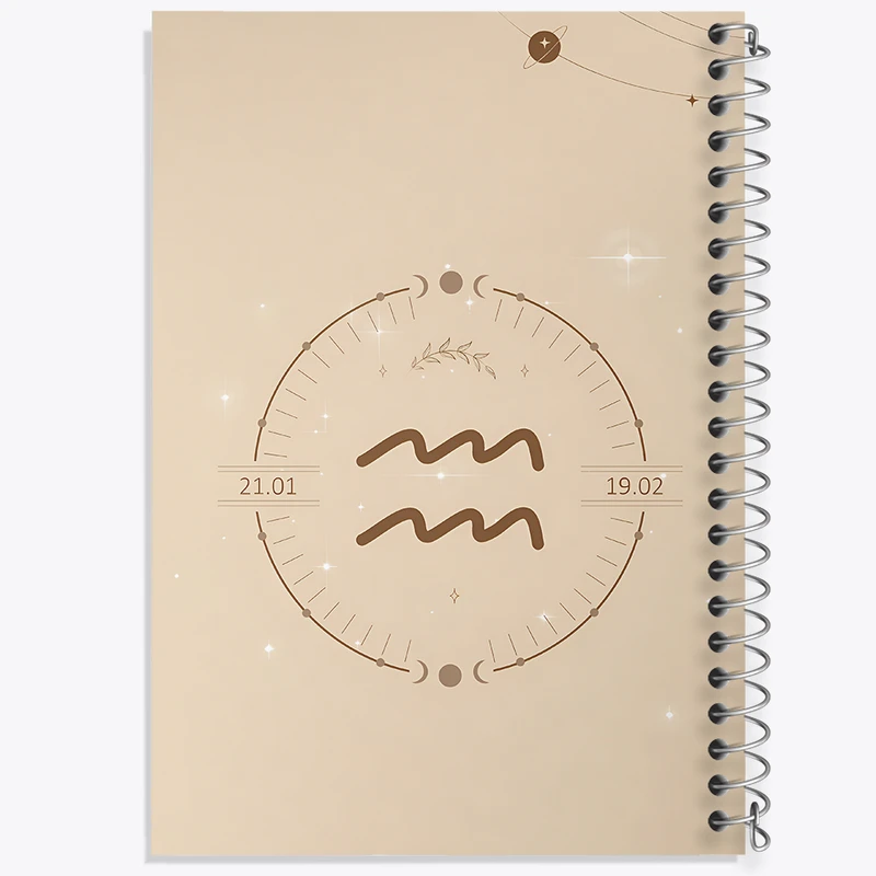 دفتر مشق 100 برگ خندالو طرح ماه تولد بهمن کد F10897