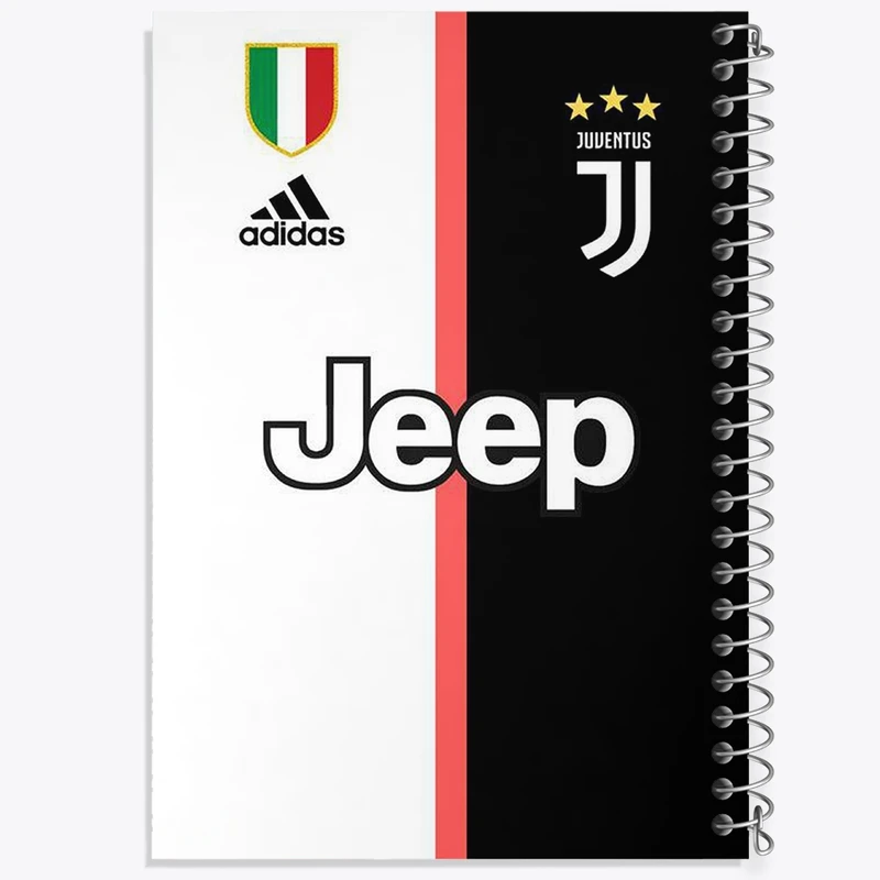 دفتر طراحی 50 برگ خندالو طرح باشگاه یوونتوس Juventus  کد 2144