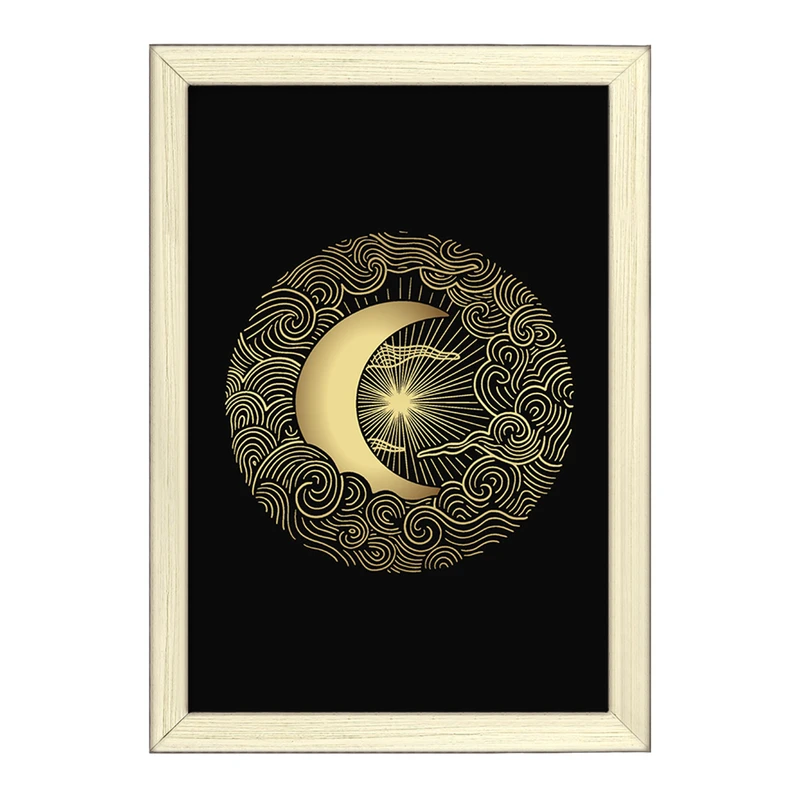 تابلو خندالو طرح ماه (Moon) کد F1688