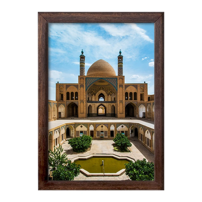تابلو خندالو طرح مسجد آقابزرگ کاشان کد 37389