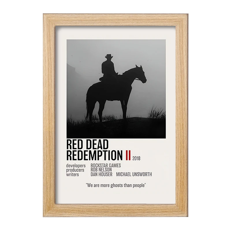 تابلو خندالو طرح رد دد (Red Dead) کد F13456