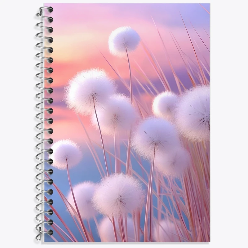 دفتر لغت 50 برگ خندالو طرح گل کد F10919