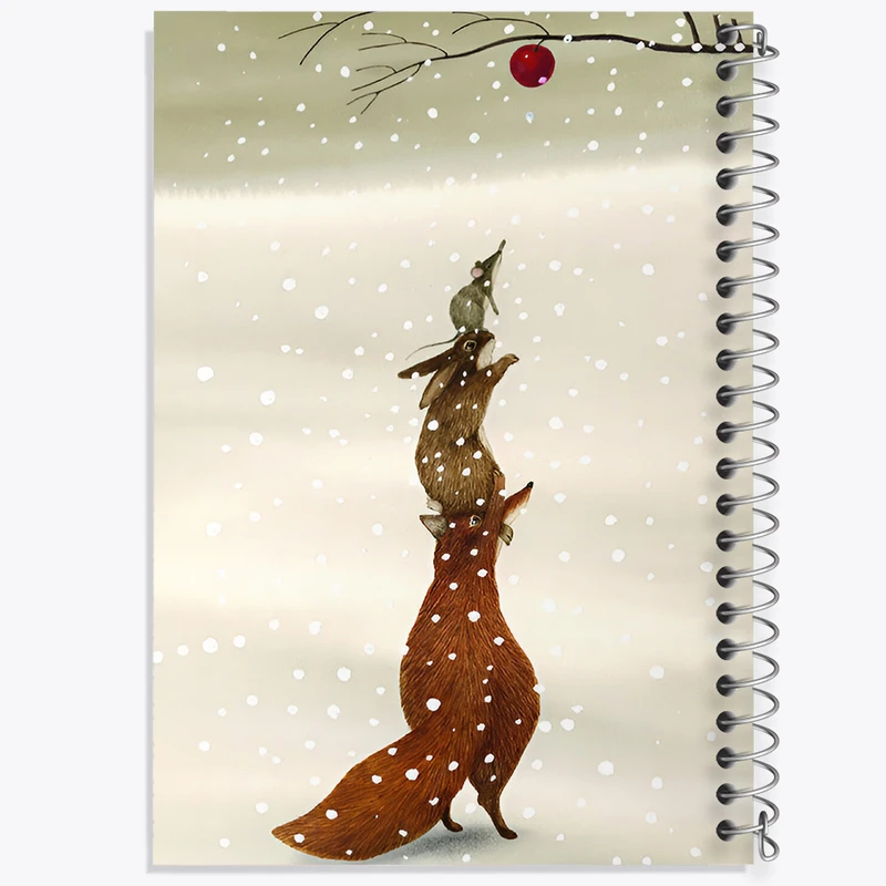 دفتر مشق 50 برگ خندالو طرح حیوانات بامزه کد F8718