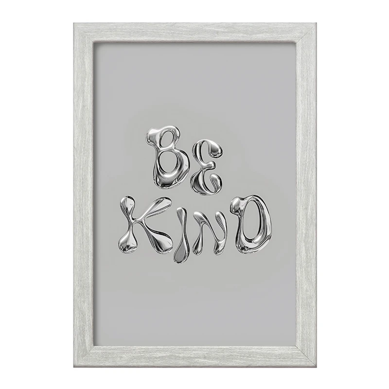 تابلو خندالو طرح Be Kind کد F3901