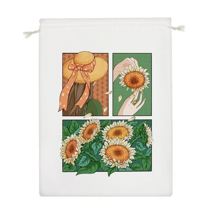 نظم دهنده خندالو مدل دختر و گل آفتابگردان کد H115