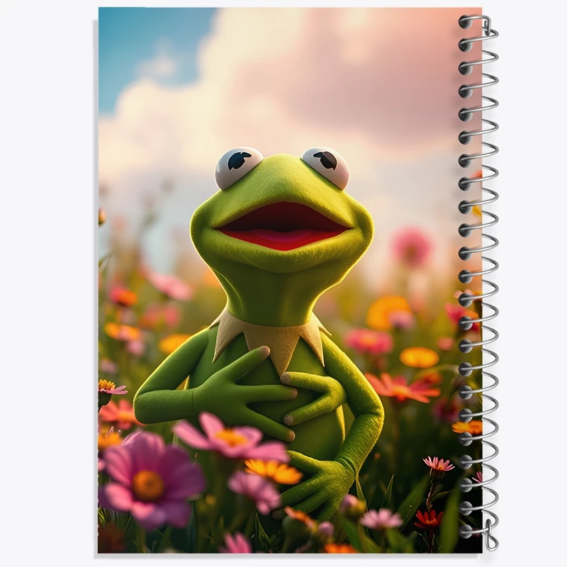 دفتر لیست خرید 50 برگ خندالو طرح کرمیت قورباغه (Kermit) کد F11672