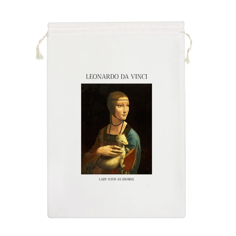 نظم دهنده خندالو مدل بانویی با قاقم لئوناردو داوینچی کد H2037-M