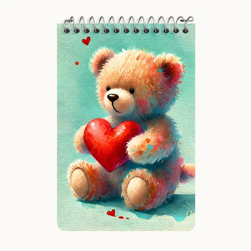 دفتر یادداشت 50 برگ خندالو طرح خرس بامزه کد F11752