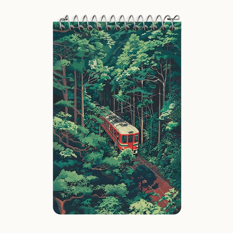 دفتر یادداشت 50 برگ خندالو طرح قطار کد F4113