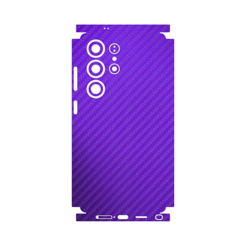 برچسب پوششی ماهوت مدل Purple-Fiber-FullSkin مناسب برای گوشی موبایل سامسونگ Galaxy S25 Ultra