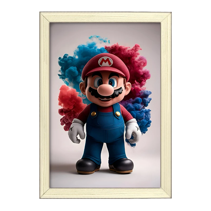 تابلو خندالو طرح سوپر ماریو (Super Mario) کد F8561