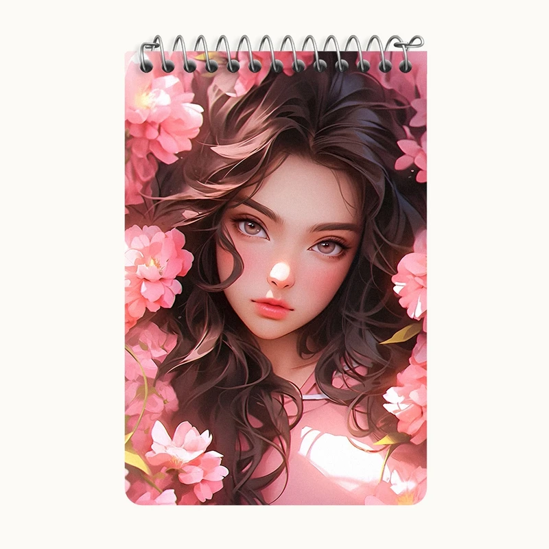 دفتر یادداشت 50 برگ خندالو طرح دخترانه کد F3781