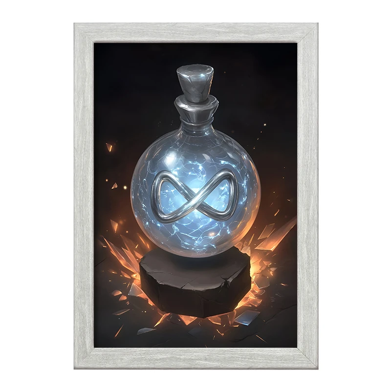 تابلو خندالو طرح بطری معجون جادویی کد F10774