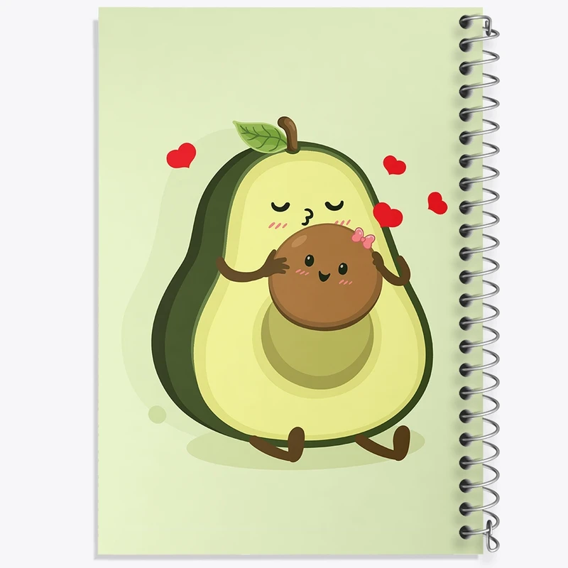 دفتر طراحی 50 برگ خندالو طرح آووکادو کد 29581