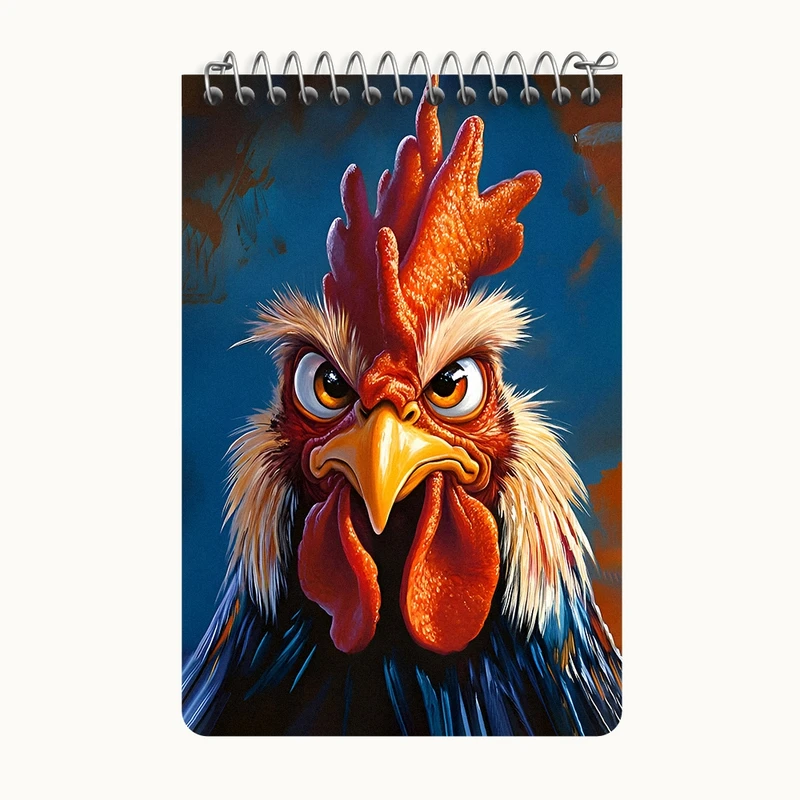 دفتر یادداشت 50 برگ خندالو طرح خروس کد F6547