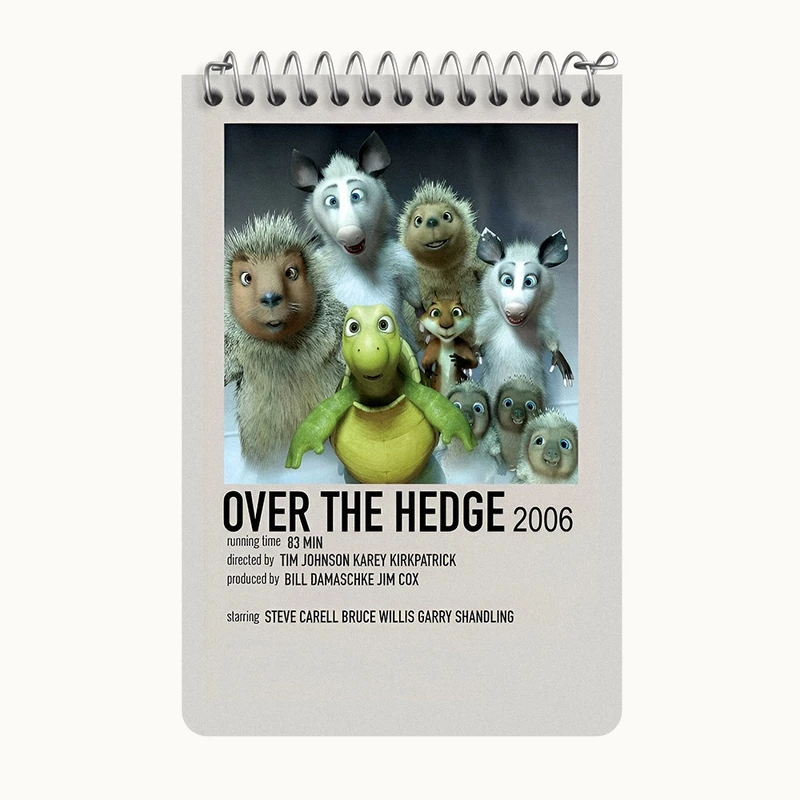 دفتر یادداشت 50 برگ خندالو طرح آن سوی پرچین (Over the Hedge) کد F14215