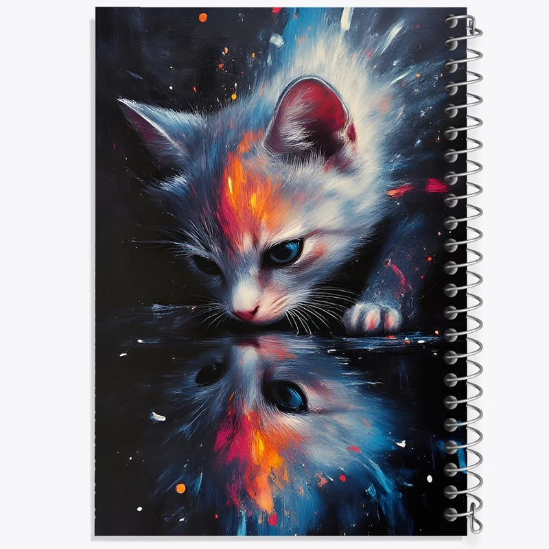 دفتر نقاشی 50 برگ خندالو طرح گربه کد F12596