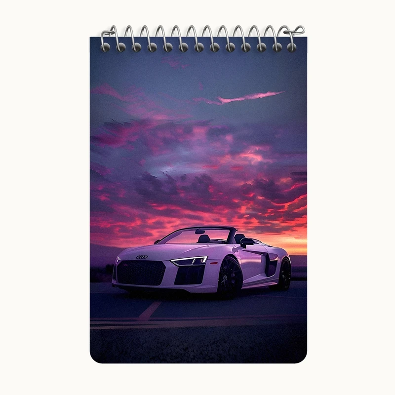 دفتر یادداشت 50 برگ خندالو طرح ماشین اسپرت کد F5193