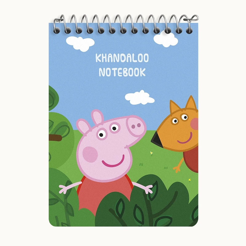 دفتر یادداشت 50 برگ خندالو طرح انیمیشن پپا پیگ (Peppa Pig) کد N9268