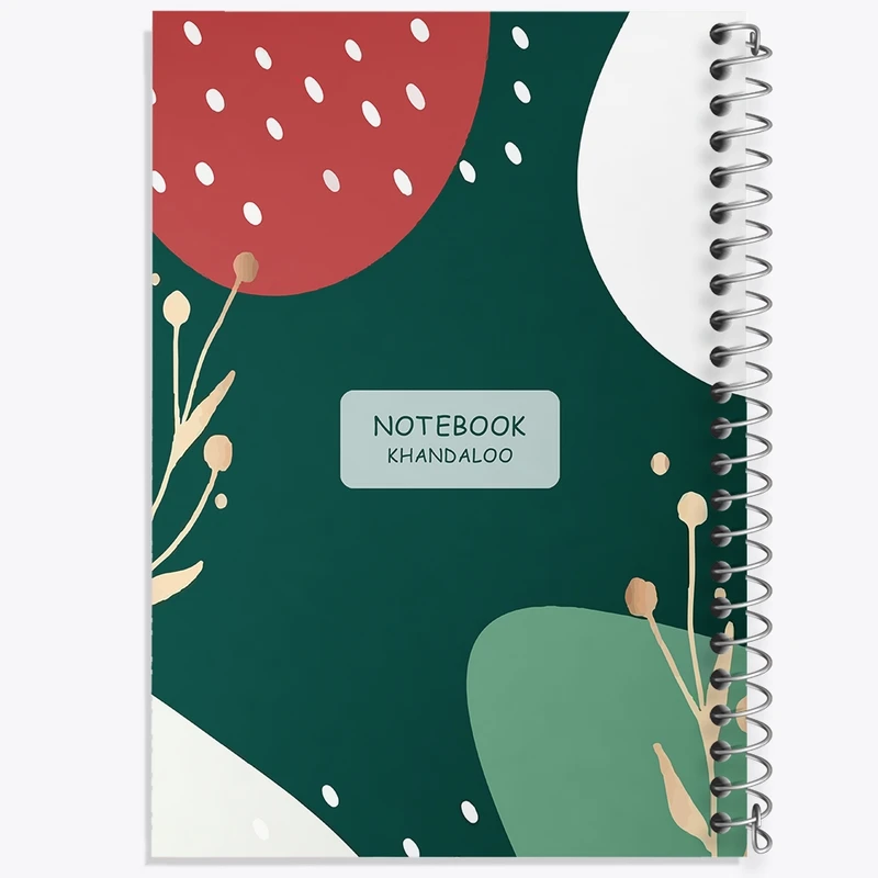 دفتر طراحی 50 برگ خندالو طرح مینیمال کد N1306