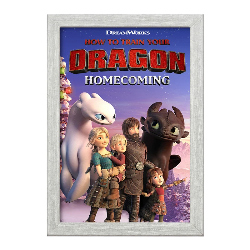 تابلو خندالو طرح اژدها سواران DreamWorks Dragons  کد 13749