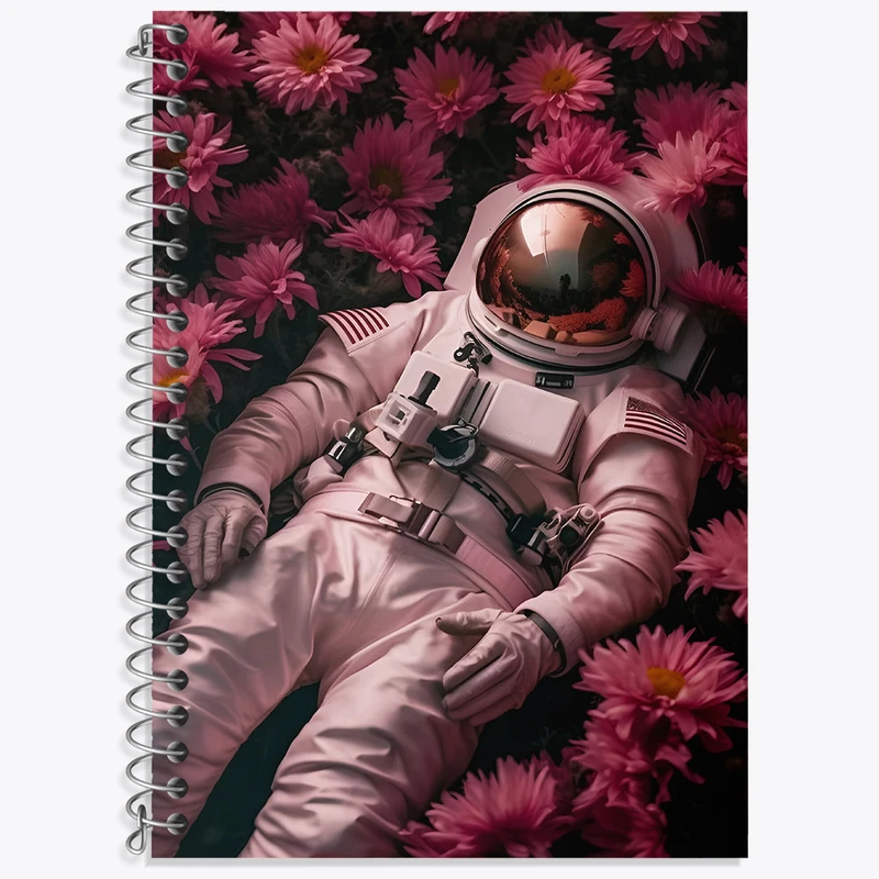 دفتر نت موسیقی 50 برگ خندالو طرح فضانورد کد F3943