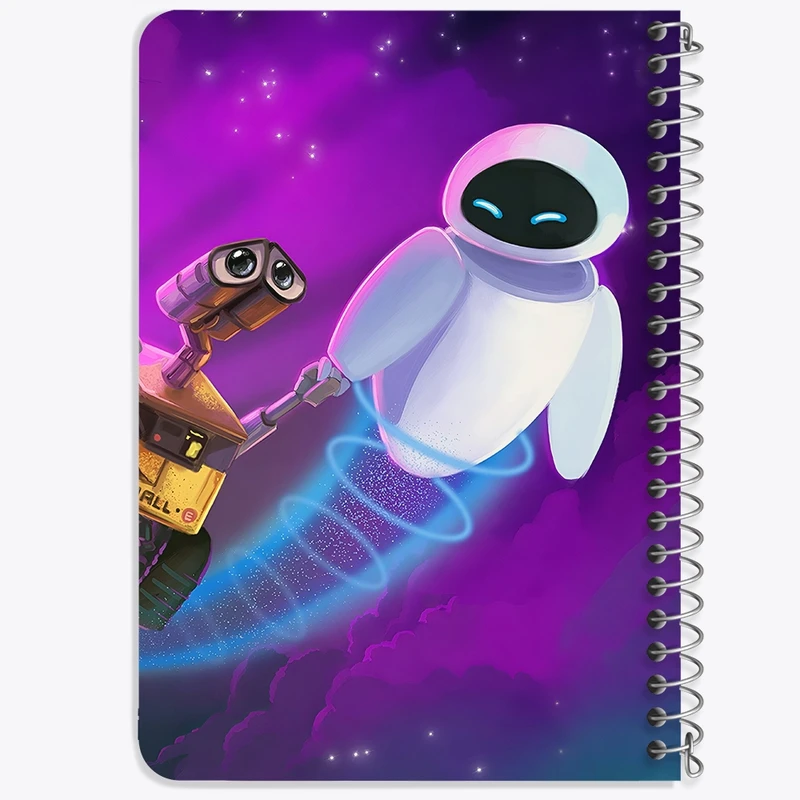 دفتر یادداشت 50 برگ خندالو طرح وال ای (Wall-E) کد N6343