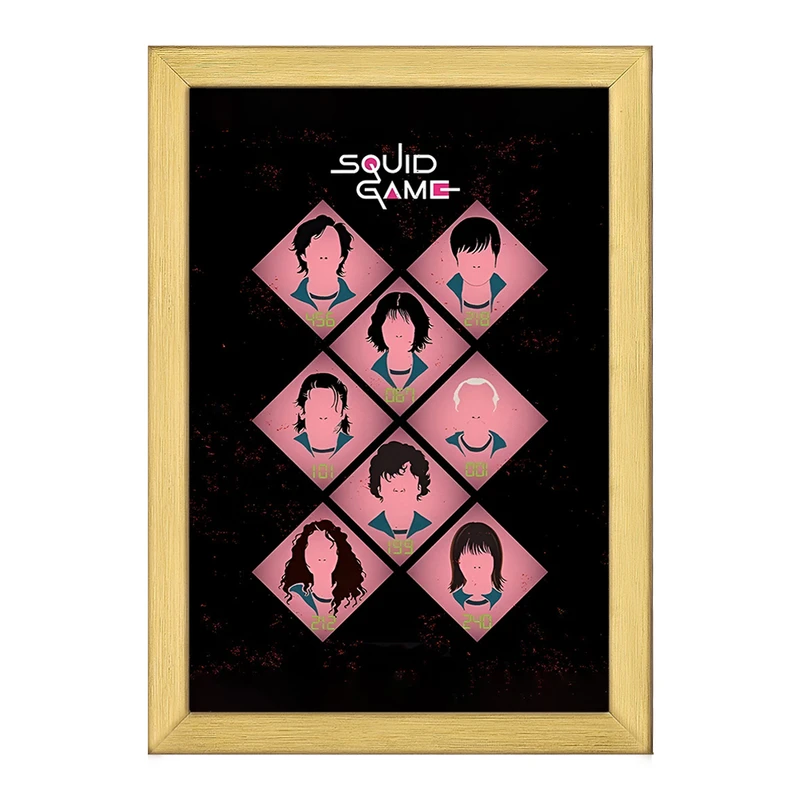تابلو خندالو طرح بازی مرکب (Squid Game) کد F10137