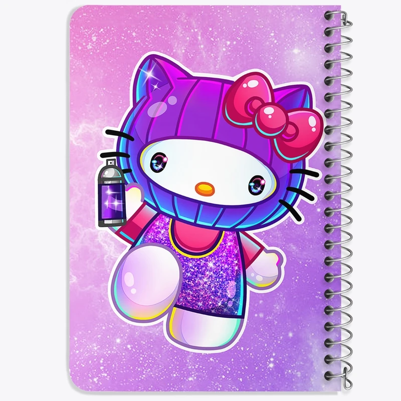 دفتر یادداشت 50 برگ خندالو طرح هلو کیتی (Hello Kitty) کد N7797