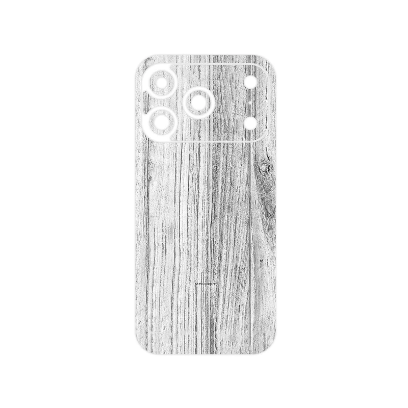 برچسب پوششی ماهوت مدل White_Wood مناسب برای گوشی موبایل اپل iPhone 17 Pro