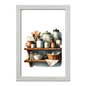 تابلو خندالو طرح آشپزخانه کد F6196