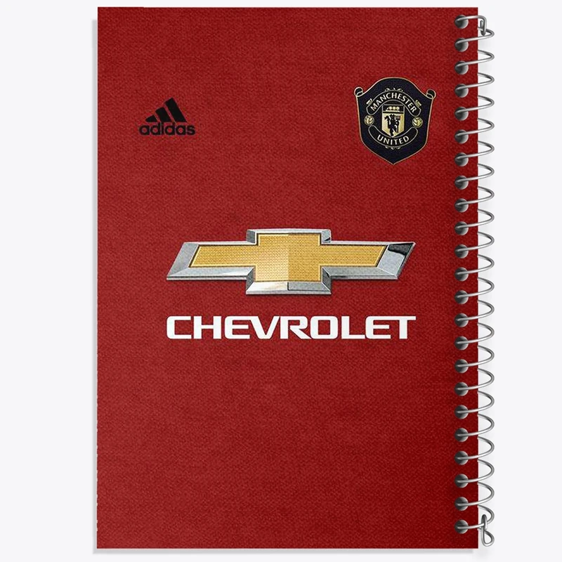 دفتر طراحی 50 برگ خندالو طرح باشگاه منچستریونایتد Manchester United  کد 2101