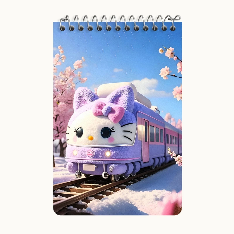 دفتر یادداشت 50 برگ خندالو طرح هلو کیتی کد F9879