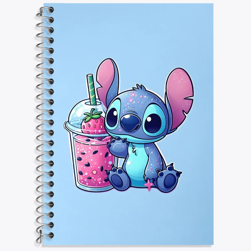 دفتر لغت 50 برگ خندالو طرح استیچ کد F3329