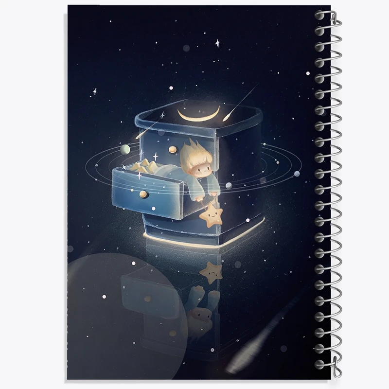 دفتر طراحی 50 برگ خندالو طرح خیالبافی کد N3092