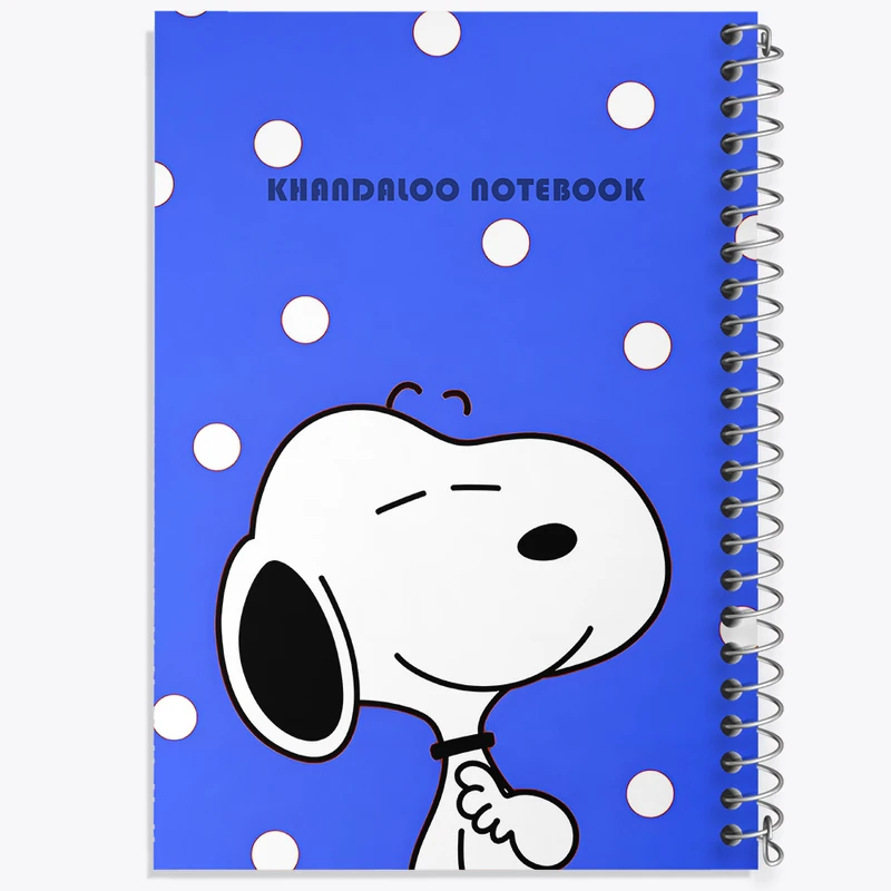 دفتر مشق 50 برگ خندالو طرح اسنوپی (snoopy) کد N6357