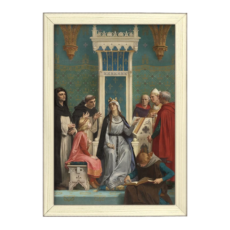 تابلو خندالو طرح نقاشی سنت لوئیس الکساندر کابانل کد F12172