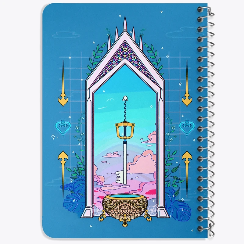 دفتر یادداشت 50 برگ خندالو طرح کلید جادویی کد N6577
